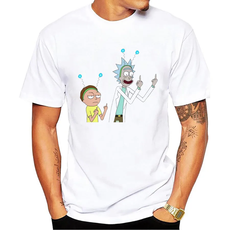 Rick And Morty T Shirts Cool Middle Finger Design Teevonie T-Shirts Funny Ricky And Morty Tshirt Summer Tops Tee Men Clothing Rick And Morty T Shirts Cool Middle Finger Design Teevonie T-Shirts Funny Ricky And Morty Tshirt Summer Tops Tee Men Clothing