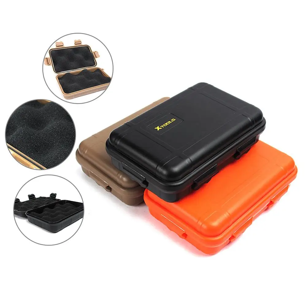 

Outdoor Wild Survival Tool Storage Box Shockproof Waterproof EDC Kit Two Size Outdoor Gadget Storage Box Outdoor First Aid Box