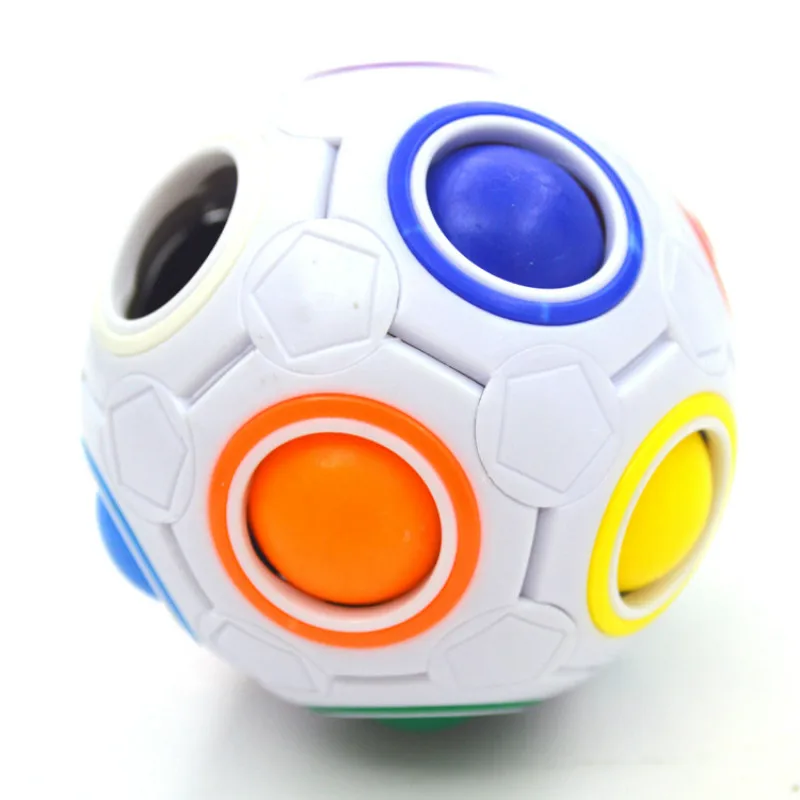 1 шт., диаметр 55 мм, футбольный магический куб, головоломка, игрушка, волшебный Радужный шар, куб, игрушки для детей, развивающий подарок, игрушка, настольная игра