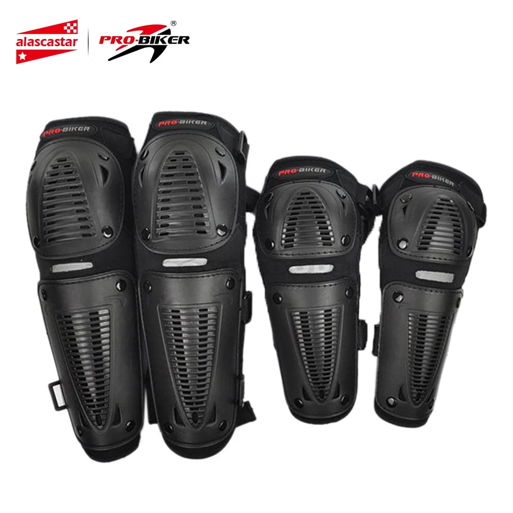 

PRO-BIKER Motorcycle Knee Protector Riding Knee Guard Motorbike Racing Motocross Knee & Elbows Pads Guards Set Protective Gear