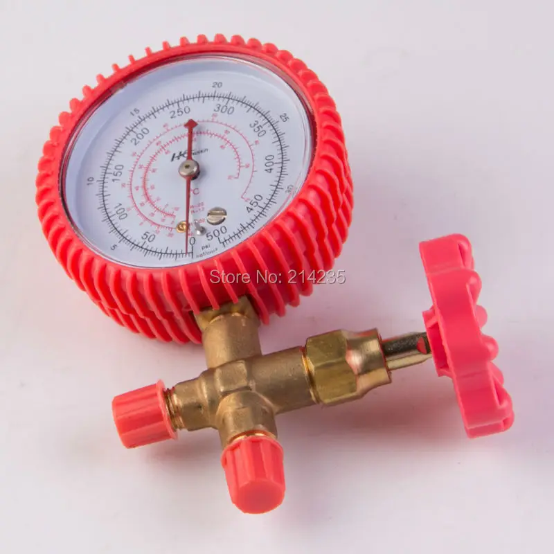 

air conditioning single sheet valve 3 ways 1/4NPT automobile air conditioner refrigerator maintenance fluorine adding tool