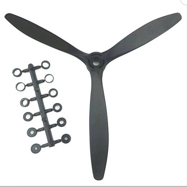 

QTmodle 9060 9x6 inch Efficient 3 Leaf Blade Propeller for RC Models