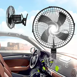 10 дюймов 2 Скорость usb Электрический вентилятор автомобиля 12 В фиксатор охладителя на охлаждение воздуха для дома Лодка Караван грузовиков
