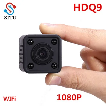 

HDQ9 Mini Camera Wifi IP Camera 1080P HD Small Camera Wireless Action Camera DV DVR Camcorder Video Voice Recorder PK SQ11