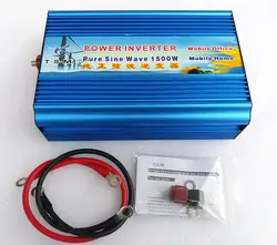 1500 W DC12V/24 V/48 V постоянного тока до AC110V/AC220V инвертор с чистым синусом Мощность Инвертор DC/AC инвертор волны синуса для солнечной Системы