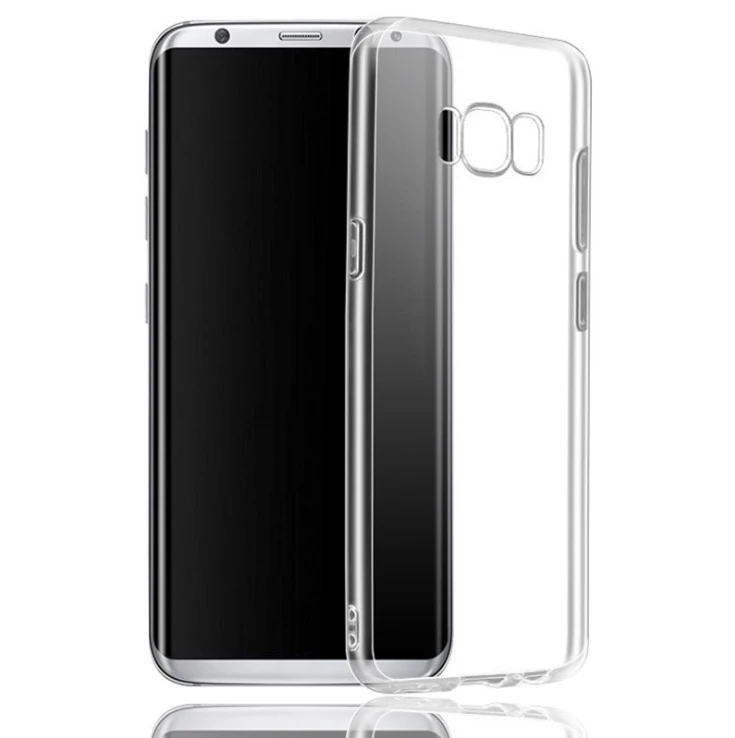 Умный зеркальный флип-чехол для samsung Galaxy S8 S9 S10 плюс S10E S6 S7 край A6 A7 A8 A9 на M10 M20 M30 A10 A20 A30 A40 A50 A70 - Цвет: Прозрачный