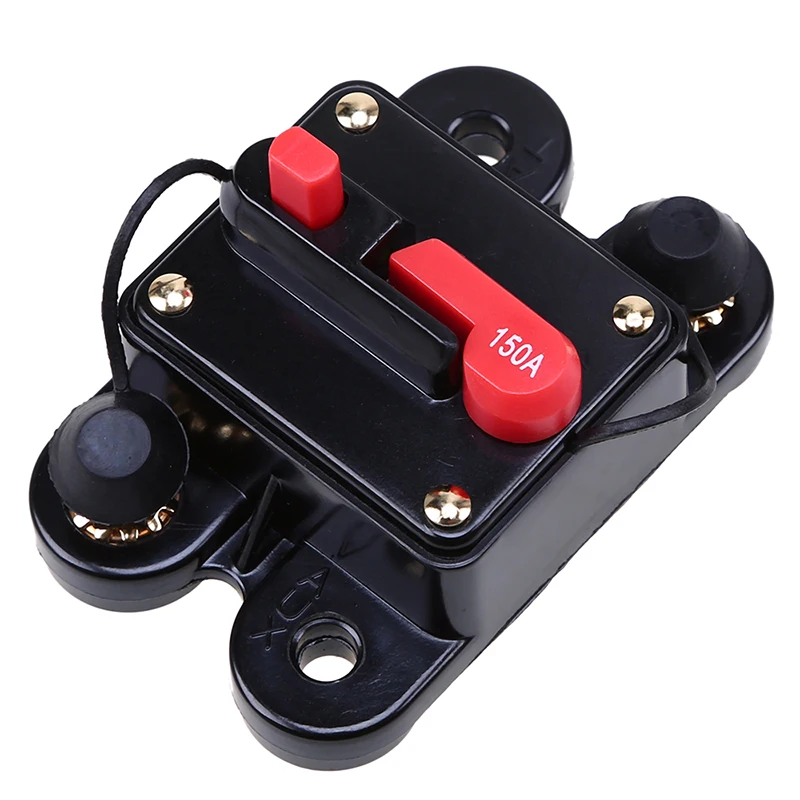 

Newest 150 A Electronic Car Audio Inline Circuit Breaker Fuse System For Protection 150 AMP Excellent