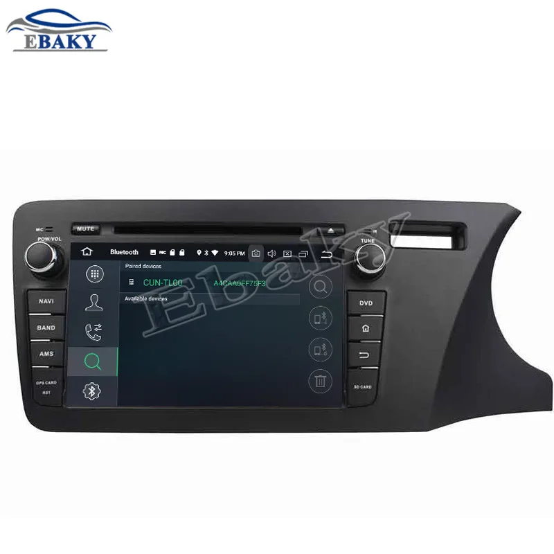 Sale NaviTopia 8inch 4GB RAM 64GB ROM Octa Core Android 9.0 Car DVD Player For Honda CITY 2014 Right/GPS/WIFI 18