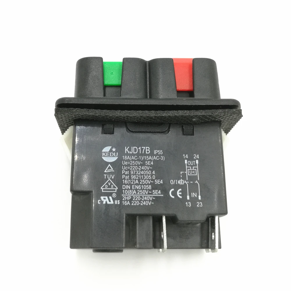 Электромагнитный выключатель KJD17B 2 шт. 220 240 В 16 А|switch switch|switches for power toolsswitch 16a |