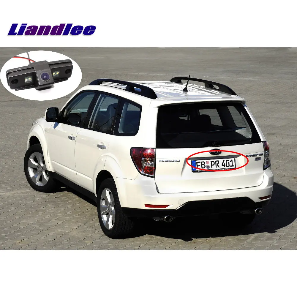 Liandlee для Subaru Forester SH MK3 2008~ 2013 парковочная камера заднего хода автомобиля камера заднего вида/SONY HD CCD Integrated