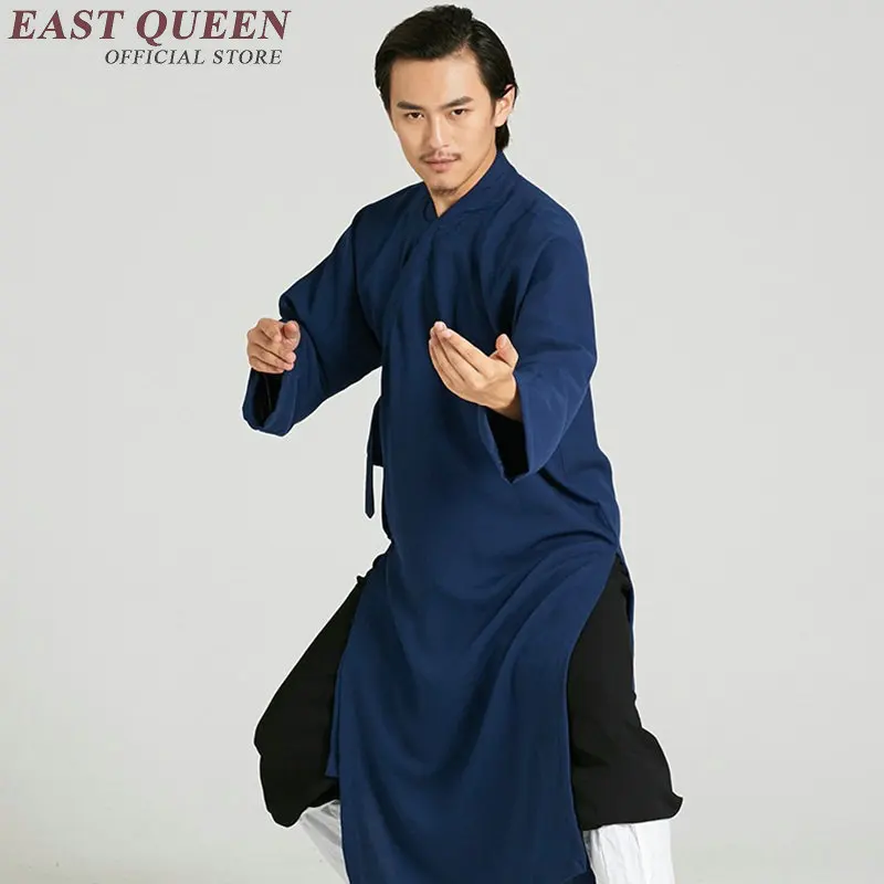 Traditional chinese clothing for men male overcoat outerwear oriental winter trench coat men trenchcoat clothes KK1343
