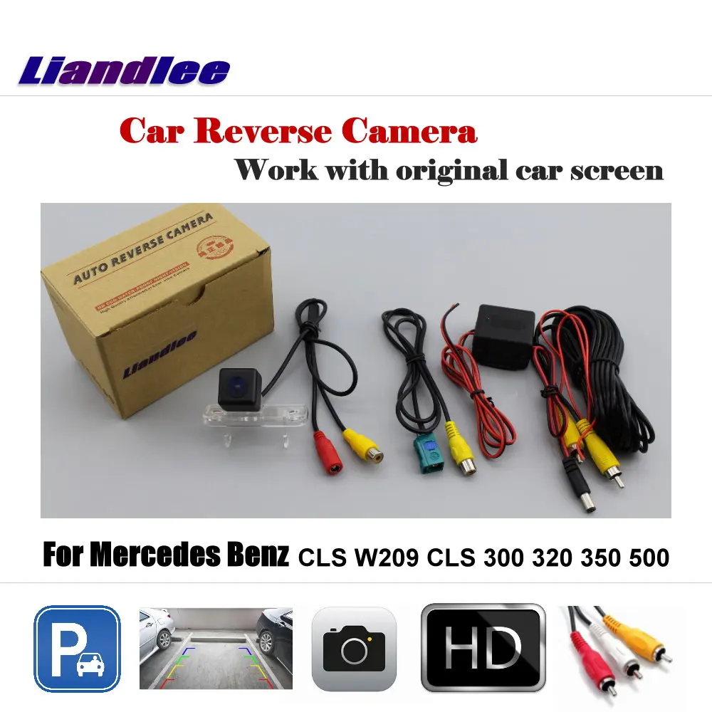 Liandlee для Mercedes Benz CLS W209 CLS 300 320 350 500/Авто Резервное копирование камера парковки задним ходом Камера работать с автомобилем завод Экран