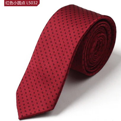 Высокое качество Бренд гравата, тонкий галстук мужские галстуки для Мужской Шелковый галстук 5 см повседневные Галстуки мужские s плед полоса Gravatas подарочная коробка - Цвет: Color L