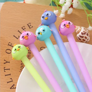 

Korean stationery cute eye-popping bird neutral pen cute creative signature pen