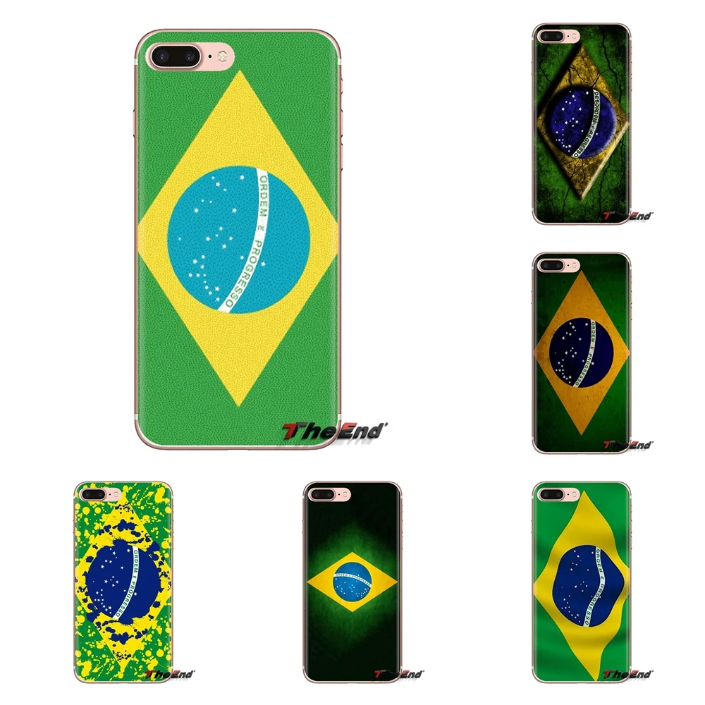 Silicone Covers For Oneplus 3T 5T 6T Nokia 2 3 5 6 8 9 230 3310 2.1 3.1 5.1 7 Plus 2017 2018 Brazilian Flag Brazil National |