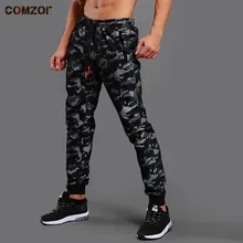 Новое поступление мужчин камуфляж бегунов Штаны Спорт на открытом воздухе Training Fiteness тренажерный зал брюки мужские Бег mallas Deportivas Mujer