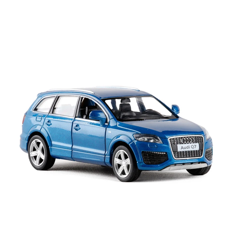 Высокая симуляция 1:36 RMZ City Audi Q7 V12 модель автомобиля литой металл литья под давлением автомобиля игрушка образовательная коллекция для детей Подарки - Цвет: 3