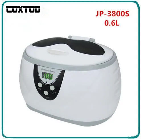 

COXTOD JP-3800S Digital Ultrasonic Cleaner Wash Bath Baskets Jewelry Watches Dental 0.6L Ultrasound Mini UltraSonic Cleaner Bath