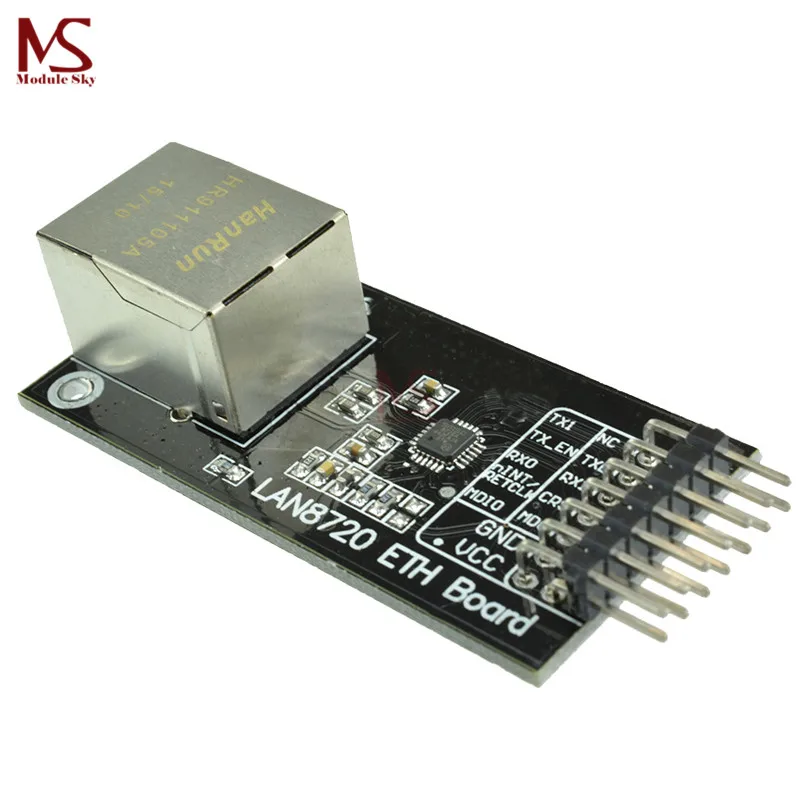

LAN8720 Module Physical Layer Transceiver PHY Module Embedded Web Server RMII Interface MDIX Regulator I/O Voltage Module