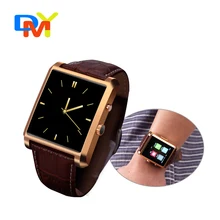 New Bluetooth Smart Watch DM08 font b Smartwatch b font Luxury Leather IPS Business Wristwatch For