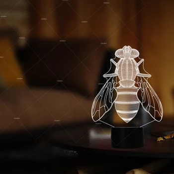 

Premium 7 Colors fly USB Children Animal Silicone Soft LED Night Light newstyle Touch Sensor LED Night Light For kids