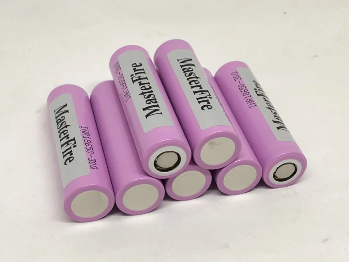 

MasterFire 100pcs/lot 100% Original 3.7V INR 18650 30Q 3000mAh Rechargeable Batteries For 18650 Battery E-Cigarette