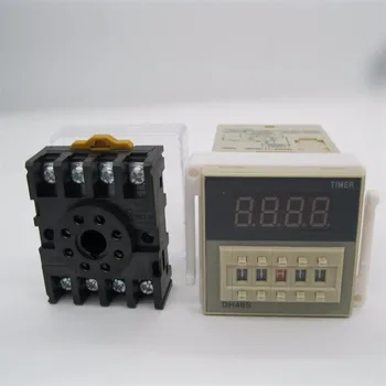 

Free Shipping High DH48S-1Z Digital LED Programmable Timer Time Relay Switch 0.01S-99H99M DIN RAIL 220VAC 12VDC/AV 24VDC/AC