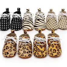 Hongteya/Детские Туфли-оксфорды из натуральной кожи; детские мокасины из конского волоса; замшевая обувь на шнуровке; обувь для малышей