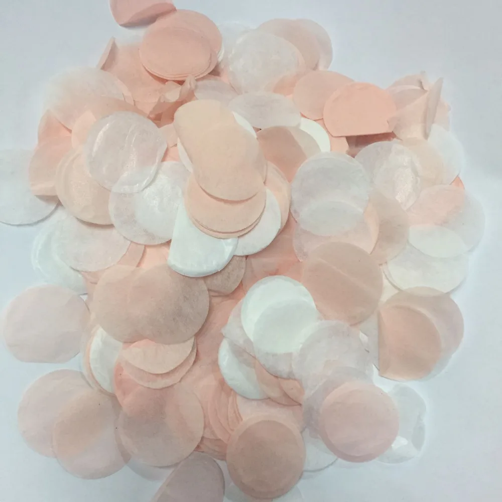 

2.5cm/1inch Circle Shape Wedding Red White Tissue Paper Confetti Boda Birthday Party Table Decoration Pinata Fillers