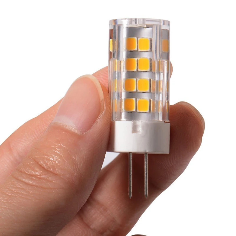 10 шт. G4 светодиодные лампы 220 В 110 5 Вт LED лампа лампады Bombillas 2835 SMD 51LED Теплый
