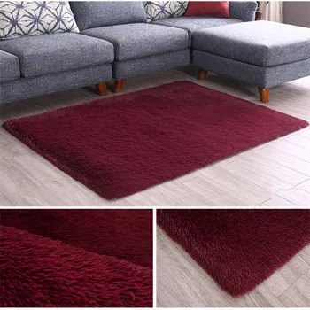 

Simple modern silk wool carpet thickening living room cushion coffee table bedroom mat bedside blanket sofa carpet yoga rug