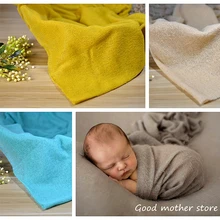 50*160 см детский реквизит для фотосъемки новорожденных мягкая хлопковая обертка цветная обертка аксессуары для фотосессии реквизит