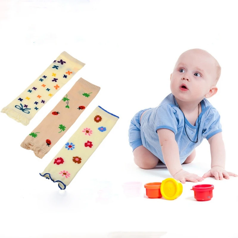1 Pair Baby Cotton Leg Warmers Baby Arm Warmers Kids Clothing