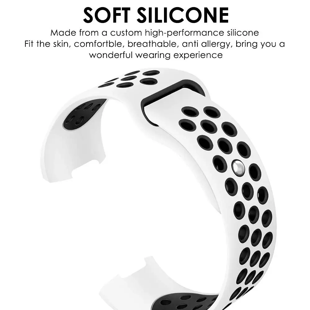 Спортивный силиконовый сменный ремешок для Fitbit Charge 3, дышащий браслет, ремешок для часов, ремешок для Fitbit Charge3