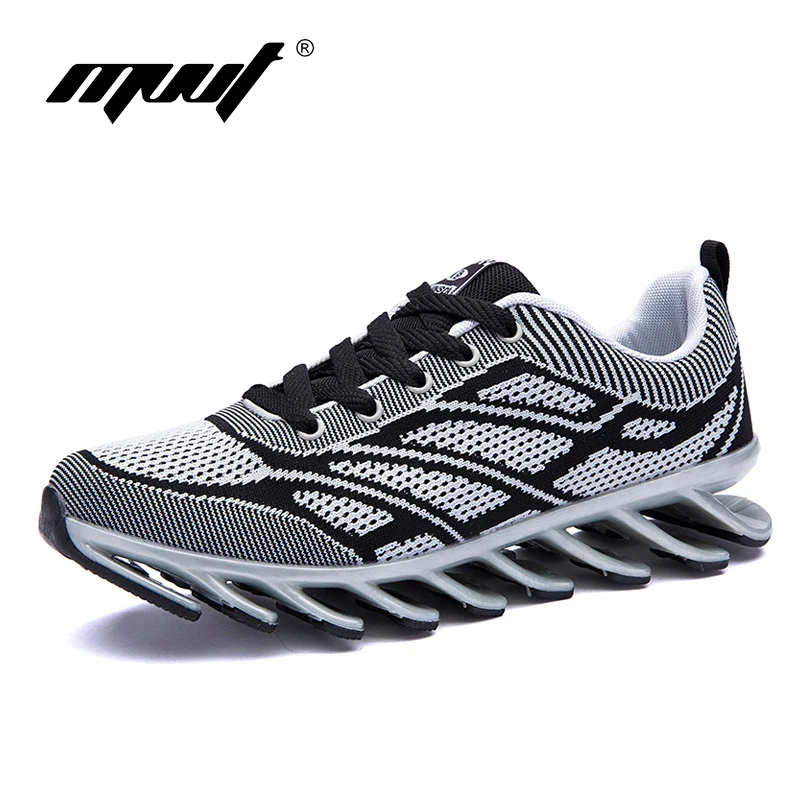  The Blade sole Cushioning men running shoes Hot sale summer breathable men sneakers Sport shoes men 