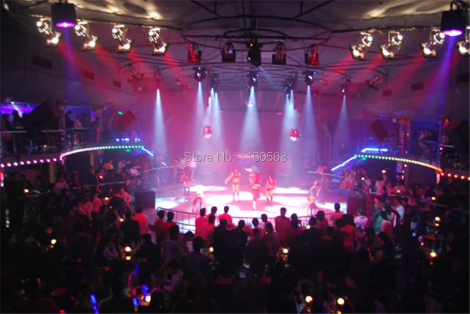 Emissor de Luz Efeito de Auréola Feixe em Movimento com 12led Mini Diodo 3in1 Led Lavagem Super Brilhante dj Ponto Luz Dmx Controle 60w Smd5050 Rgb 20 Weddings & Events