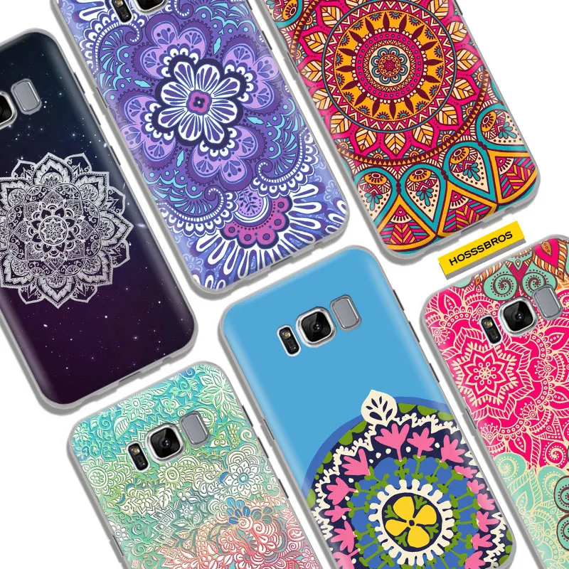 

Mandala Henna Floral Phone Case Cover Shell For Samsung Galaxy S4 S5 S6 S7 Edge S8 S9 Plus Note 8 2 3 4 5 A5 A7 J5 2016 J7 2017