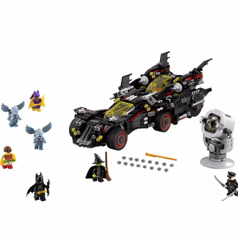 

07077 Marvel's The Avengers Super heroes The Ultimate Batmobile Batman Block Toys Compatible Batman Movie