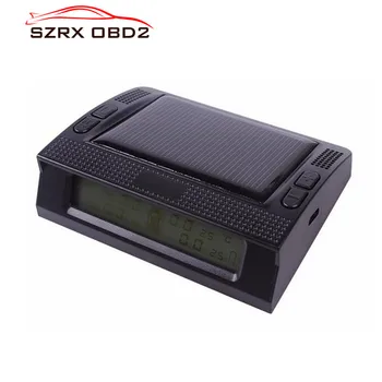 

TPMS Car Tire Pressure Monitoring Intelligent System with LED Display Screen 4 Internal Sensors Solar Power Supply
