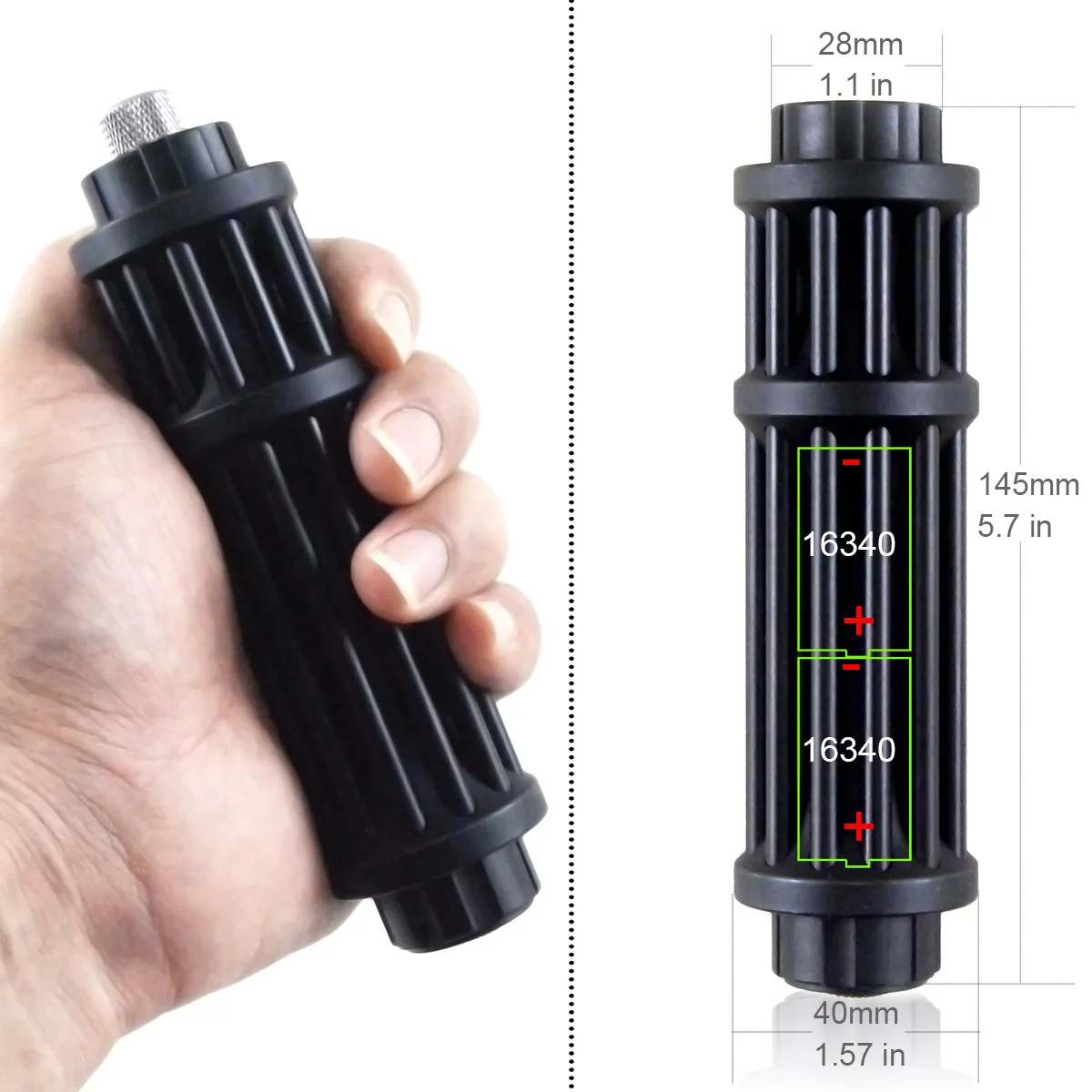 CWLASER 520nm зеленый поперечный луч/Линейный луч ручной формы Гатлинга фокусируемая