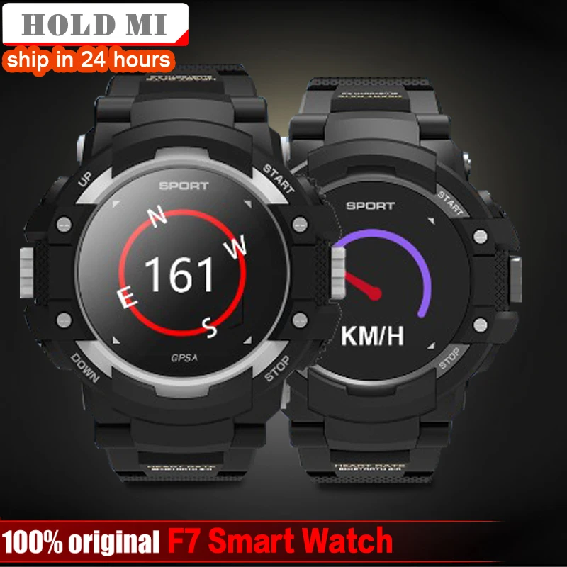 

F7 GPS Smart Watch Man IP67 Waterproof Color LCD Heart Rate Temperature Monitor Multisport Outdoor Sport Fashion Smartwatch