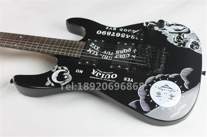 Freies Verschiffen Nach Metallica Kirk Hammett KH 2 Ouija, schwarz, Limited  Edition E gitarre|electric guitar|electric guitar free shippingkirk hammett  - AliExpress