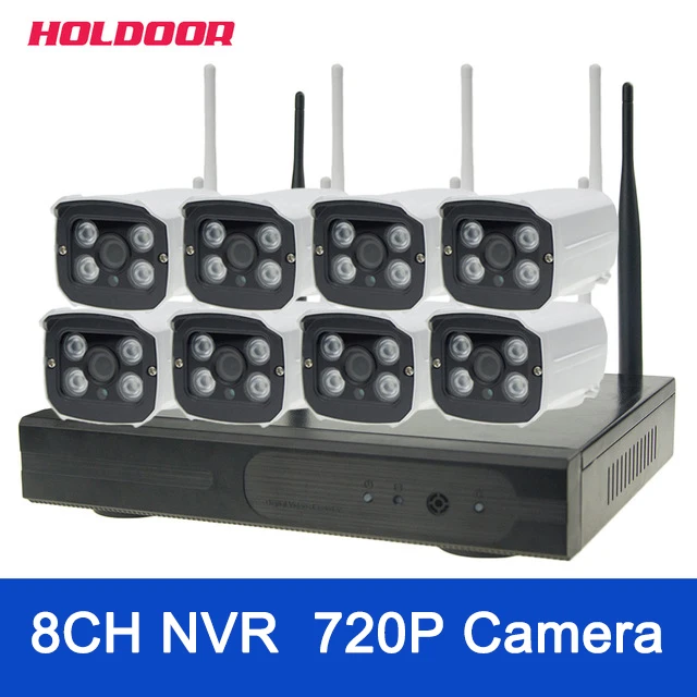 

8CH NVR Serveillance System with Wireless 720P HD IP Camera Support IR Night Vision IR Cut Switch Day and Night Plug and Play 03