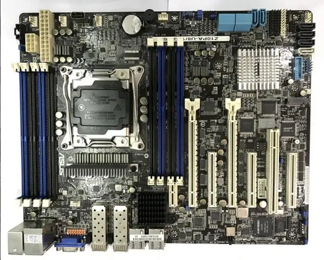 

Asus Z10PA-U8/10G-2S 2011-3 server motherboard integrated dual 10 Gigabit Ethernet card 90%new