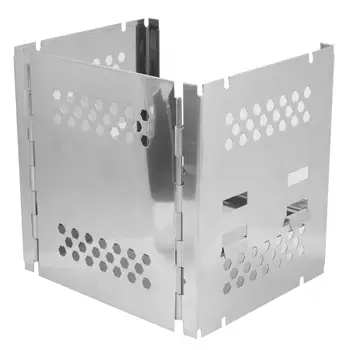 

Hot Foldable Mini Stainless Steel Barbecue Oven Rack Coal Stove Bracket Wind Shiled BBQ Accessories BBQ Tools