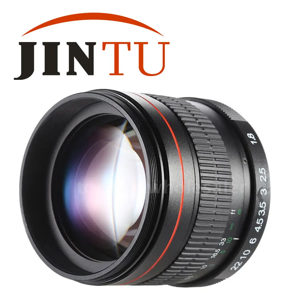 

JINTU TOP Quality 85mm F1.8-F22 Manual Portrait Lens for NIKON D800 D700 D610 D600 D5100 D5200 D3100 D3200 D90 DSLR Camera