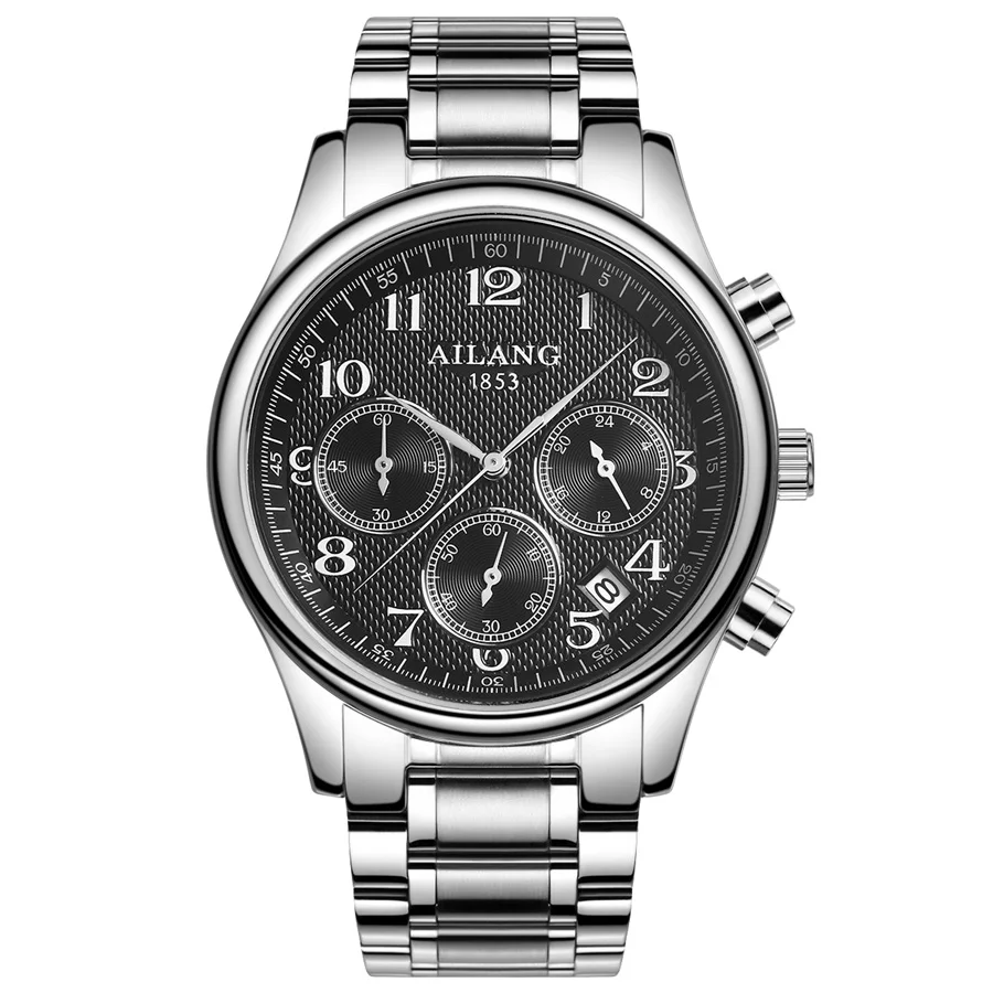 

AILANG Relogio Masculino Mens watches Top Brand Luxury Quartz business Waterproof 50M Watch Swim Wristwatch relojes hombre 2019