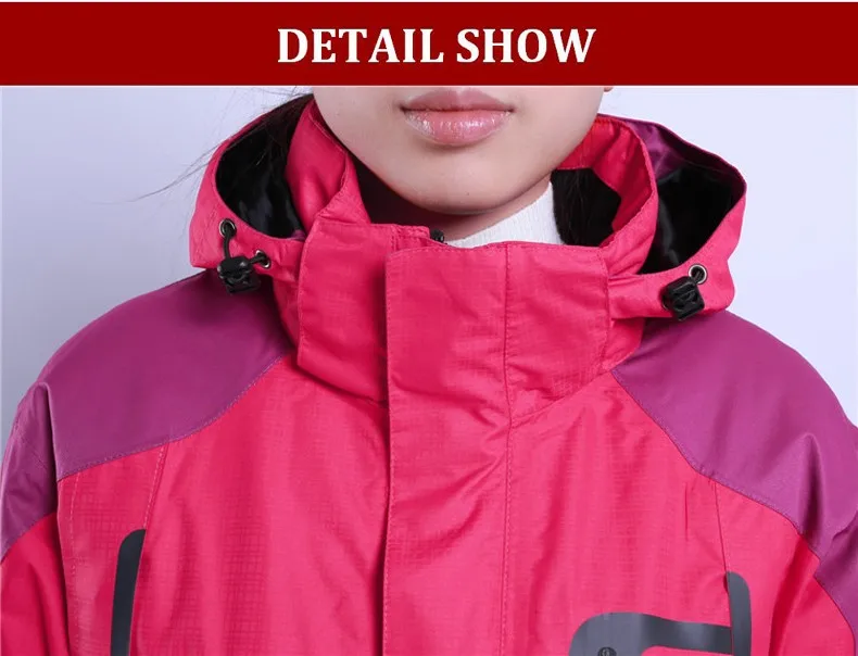 7.4V Brand Windstopper Softshell Jacket Women Winter Skiing Snowboarding Hiking Jacket Female Waterproof Outdoor Sportswear Coat (4)