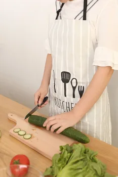 

2018 New Printed Apron with Pockets Kitchen Apron For Women Man Bib Cooking Kitchen Aprons Home Textiles Breech Cloth