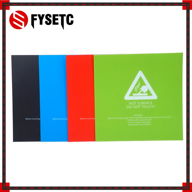 Best Price 5pcs 220x220mm Black/Blue/Green/Red Heated Bed Paper Sticker For Wanhao Anet A8 A6 3D Printer Sticker Build Sheet Plate Best Price 5pcs 220x220mm Black/Blue/Green/Red Heated Bed Paper Sticker For Wanhao Anet A8 A6 3D Printer Sticker Build Sheet Plate